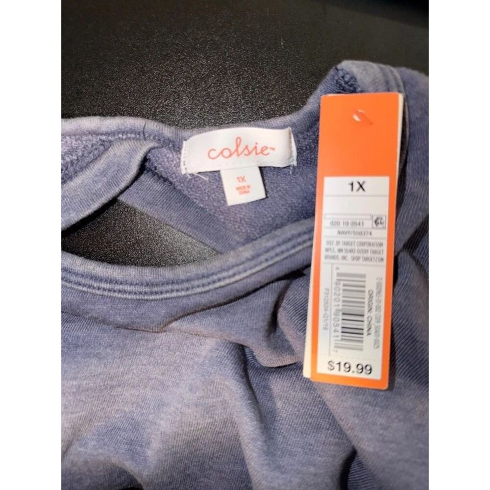 Colsie Open Back Sweatshirt - Picture 3 of 3
